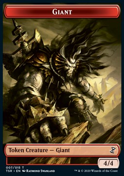 Giant Token (Red 4/4) - Time Spiral Remastered: Extras (Token) [XTSR-T07]