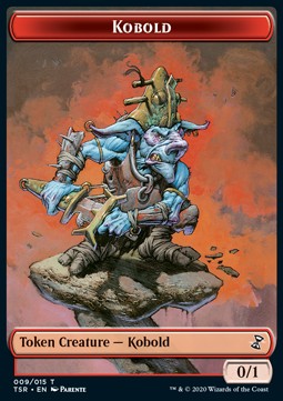 Kobold Token (Red 0/1) - Time Spiral Remastered: Extras (Token) [XTSR-T09]