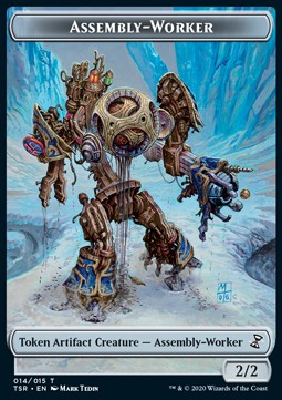 Assembly-Worker Token (Colorless 2/2) - Time Spiral Remastered: Extras (Token) [XTSR-T14]