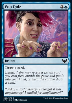 Pop Quiz - Strixhaven: School of Mages (Common) [STX-49]
