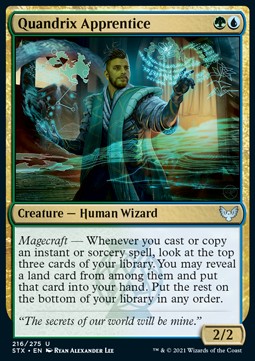 Quandrix Apprentice - Strixhaven: School of Mages (Uncommon) [STX-216]