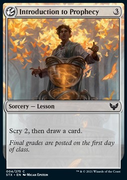 Introduction to Prophecy - Strixhaven: School of Mages (Common) [STX-4]