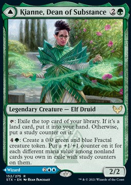 Kianne, Dean of Substance // Imbraham, Dean of Theory - Strixhaven: School of Mages (Rare) [STX-152]