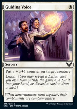 Guiding Voice - Strixhaven: School of Mages (Common) [STX-19]