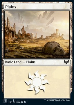 Plains (V.1) - Strixhaven: School of Mages: Extras (Land) [XSTX-366]