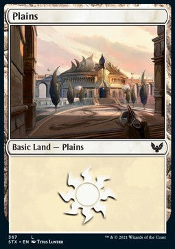 Plains (V.2) - Strixhaven: School of Mages: Extras (Land) [XSTX-367]