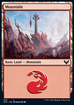 Mountain (V.1) - Strixhaven: School of Mages: Extras (Land) [XSTX-372]