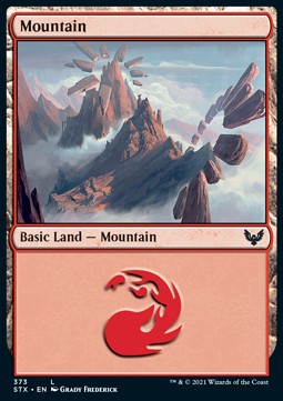 Mountain (V.2) - Strixhaven: School of Mages: Extras (Land) [XSTX-373]
