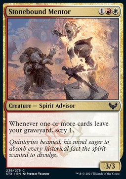 Stonebound Mentor - Strixhaven: School of Mages (Common) [STX-239]