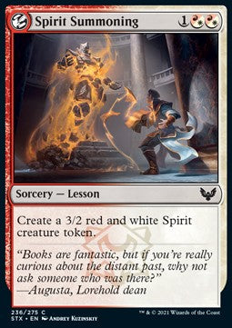 Spirit Summoning - Strixhaven: School of Mages (Common) [STX-236]