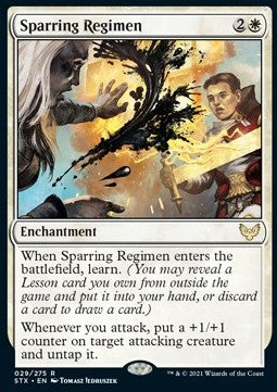 Sparring Regimen - Strixhaven: School of Mages (Rare) [STX-29]