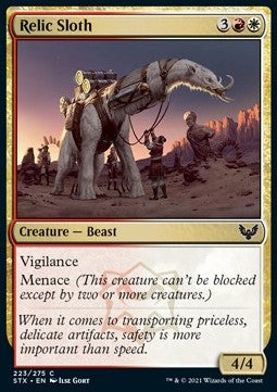Relic Sloth - Strixhaven: School of Mages (Common) [STX-223]