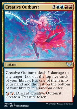 Creative Outburst - Strixhaven: School of Mages (Uncommon) [STX-171]
