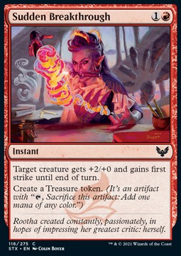 Sudden Breakthrough - Strixhaven: School of Mages (Common) [STX-116]