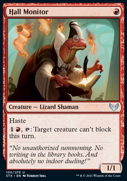 Hall Monitor - Strixhaven: School of Mages (Uncommon) [STX-105]