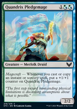 Quandrix Pledgemage - Strixhaven: School of Mages (Common) [STX-219]