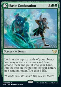 Basic Conjuration - Strixhaven: School of Mages (Rare) [STX-120]