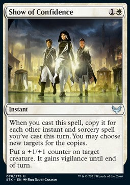 Show of Confidence - Strixhaven: School of Mages (Uncommon) [STX-28]