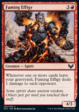 Fuming Effigy - Strixhaven: School of Mages (Common) [STX-103]