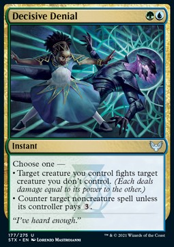 Decisive Denial - Strixhaven: School of Mages (Uncommon) [STX-177]