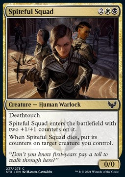 Spiteful Squad - Strixhaven: School of Mages (Common) [STX-237]