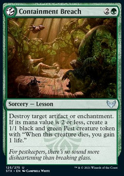 Containment Breach - Strixhaven: School of Mages (Uncommon) [STX-125]