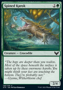 Spined Karok - Strixhaven: School of Mages (Common) [STX-143]