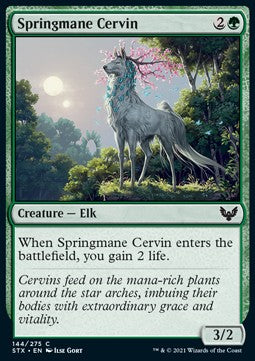 Springmane Cervin - Strixhaven: School of Mages (Common) [STX-144]