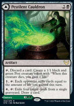 Pestilent Cauldron // Restorative Burst - Strixhaven: School of Mages (Rare) [STX-154]