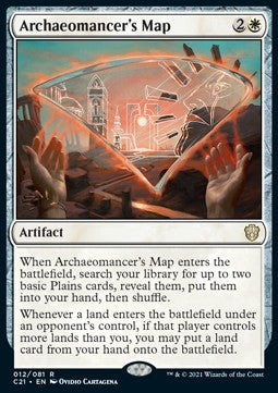 Archaeomancer's Map - Commander: Strixhaven (Rare) [C21-12]
