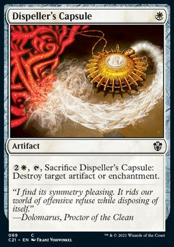 Dispeller's Capsule - Commander: Strixhaven (Common) [C21-89]