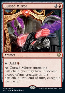Cursed Mirror - Commander: Strixhaven (Rare) [C21-50]