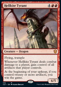 Hellkite Tyrant - Commander: Strixhaven (Mythic) [C21-172]