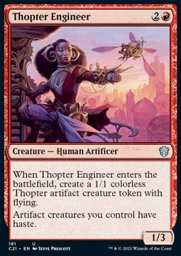 Thopter Engineer - Commander: Strixhaven (Uncommon) [C21-181]