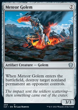 Meteor Golem - Commander: Strixhaven (Uncommon) [C21-250]