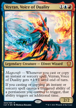 Veyran, Voice of Duality - Commander: Strixhaven (Mythic) [C21-3]