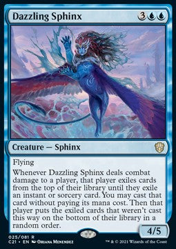 Dazzling Sphinx - Commander: Strixhaven (Rare) [C21-25]