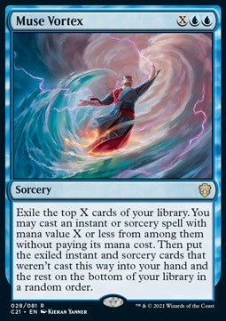 Muse Vortex - Commander: Strixhaven (Rare) [C21-28]