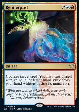 Reinterpret - Commander: Strixhaven (Rare) [C21-73]