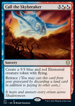 Call the Skybreaker - Commander: Strixhaven (Rare) [C21-211]