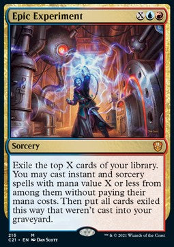 Epic Experiment - Commander: Strixhaven (Mythic) [C21-216]
