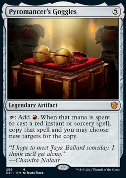 Pyromancer's Goggles - Commander: Strixhaven (Mythic) [C21-259]