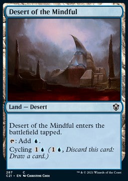 Desert of the Mindful - Commander: Strixhaven (Common) [C21-287]