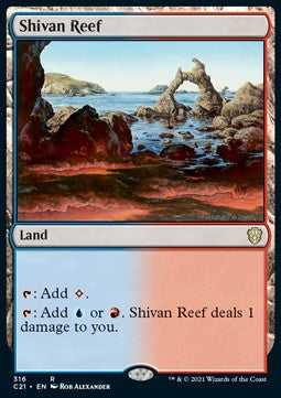 Shivan Reef - Commander: Strixhaven (Rare) [C21-316]