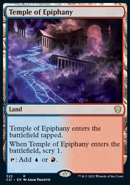 Temple of Epiphany - Commander: Strixhaven (Rare) [C21-322]