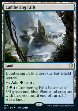 Lumbering Falls - Commander: Strixhaven (Rare) [C21-299]