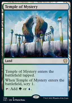 Temple of Mystery - Commander: Strixhaven (Rare) [C21-324]