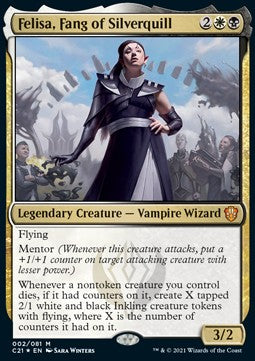 Felisa, Fang of Silverquill - Commander: Strixhaven (Mythic) [C21-2]