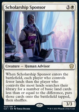 Scholarship Sponsor - Commander: Strixhaven (Rare) [C21-22]