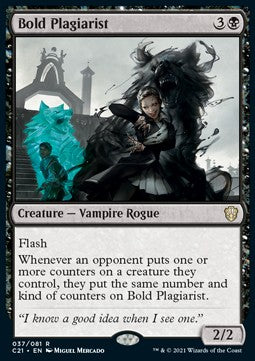 Bold Plagiarist - Commander: Strixhaven (Rare) [C21-37]